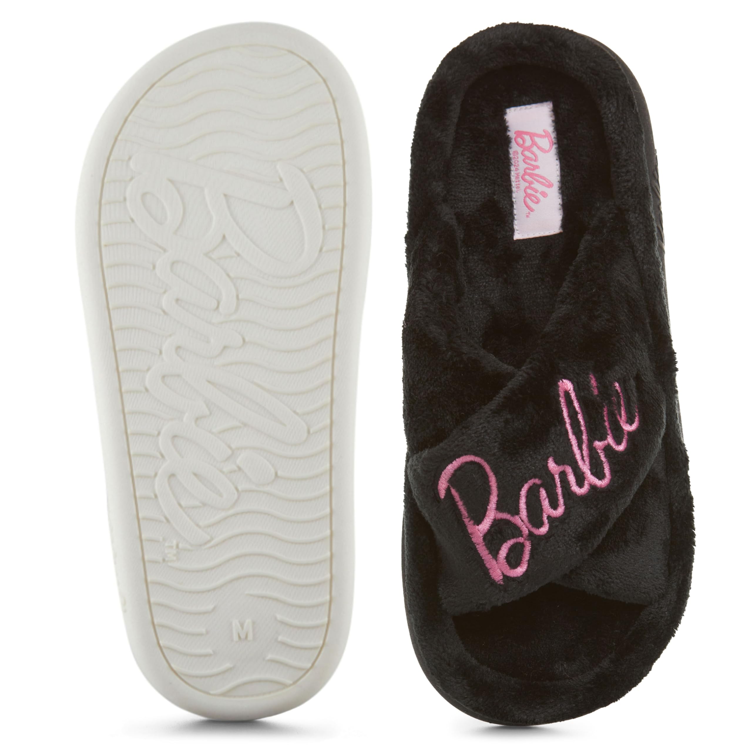 Foto 2 | Zapatillas Barbie Fuzzy House Para Mujer, Extra Acogedoras - Venta Internacional.