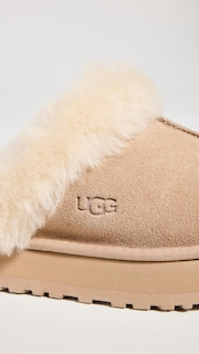 Foto 5 | Pantuflas Ugg Disquette de Gamuza para Mujer - Venta Internacional