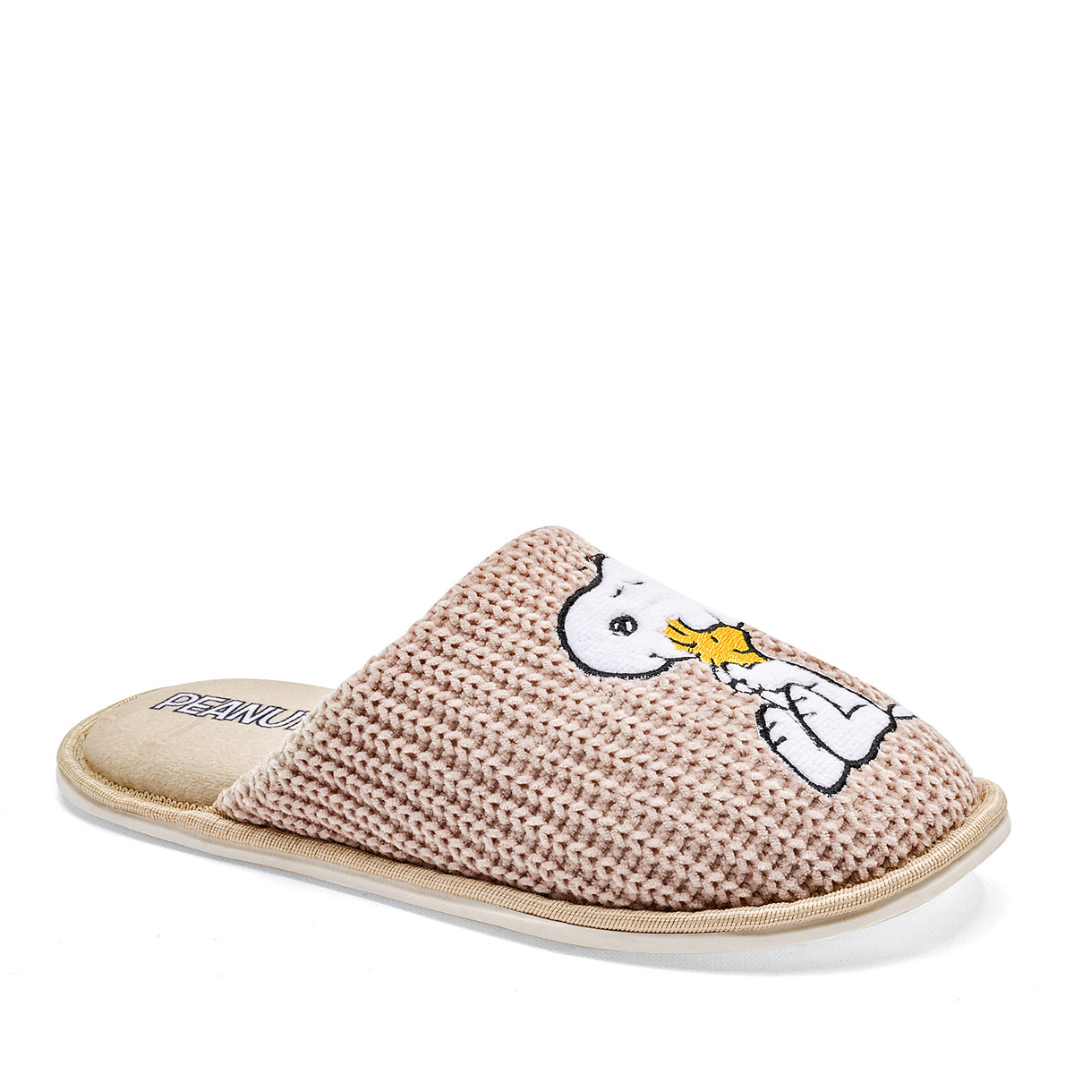 Foto 2 pulgar | Arra Pantufla Para Mujer Beige Blanco