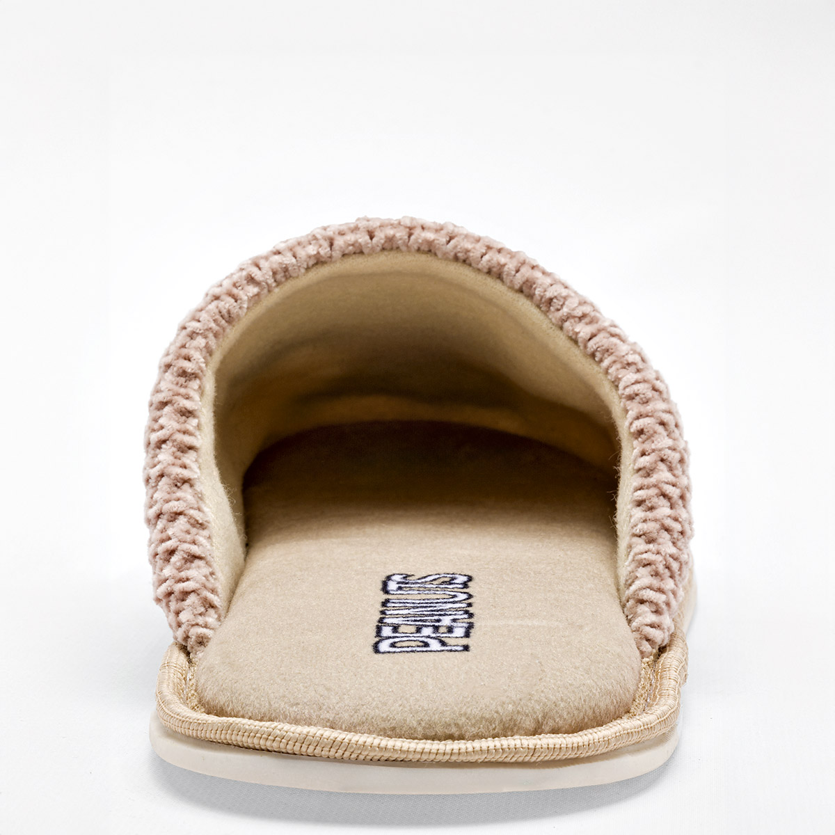 Foto 4 pulgar | Arra Pantufla Para Mujer Beige Blanco