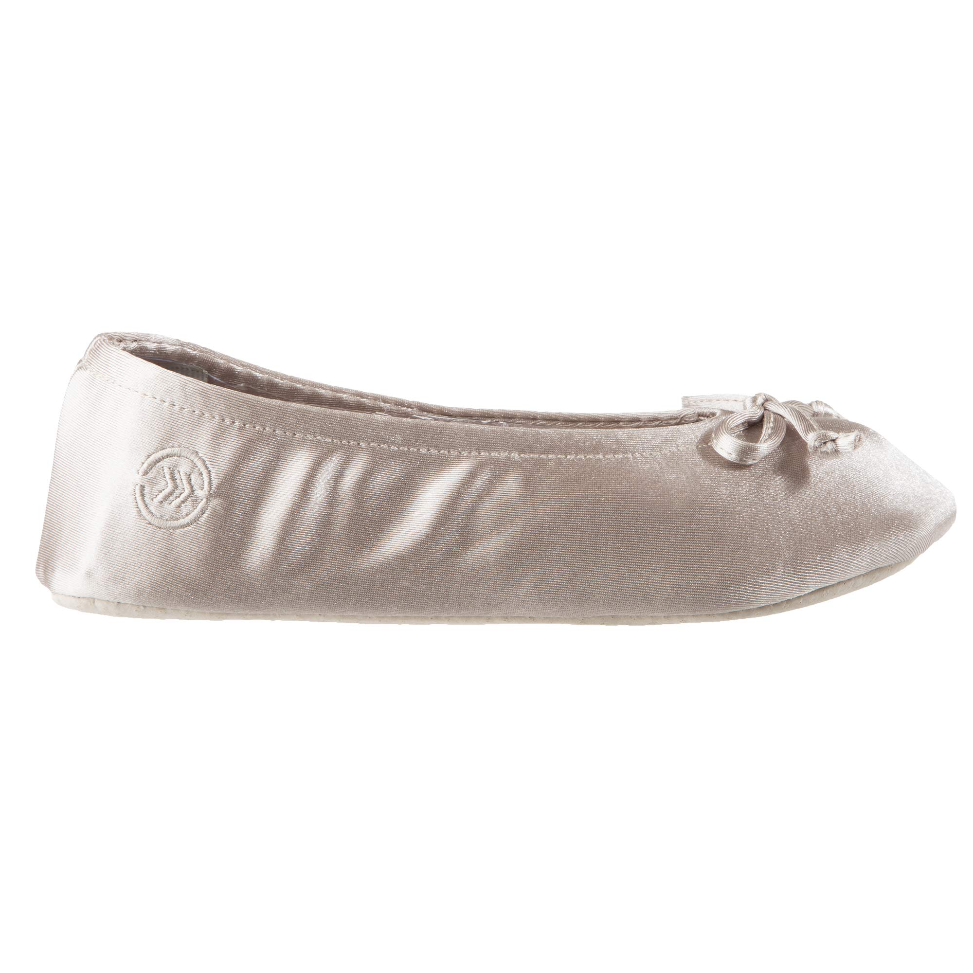 Foto 3 pulgar | Zapatos Satinados para Bailarinas Isotoner Sand Trap con Lazo Suave  - Venta Internacional