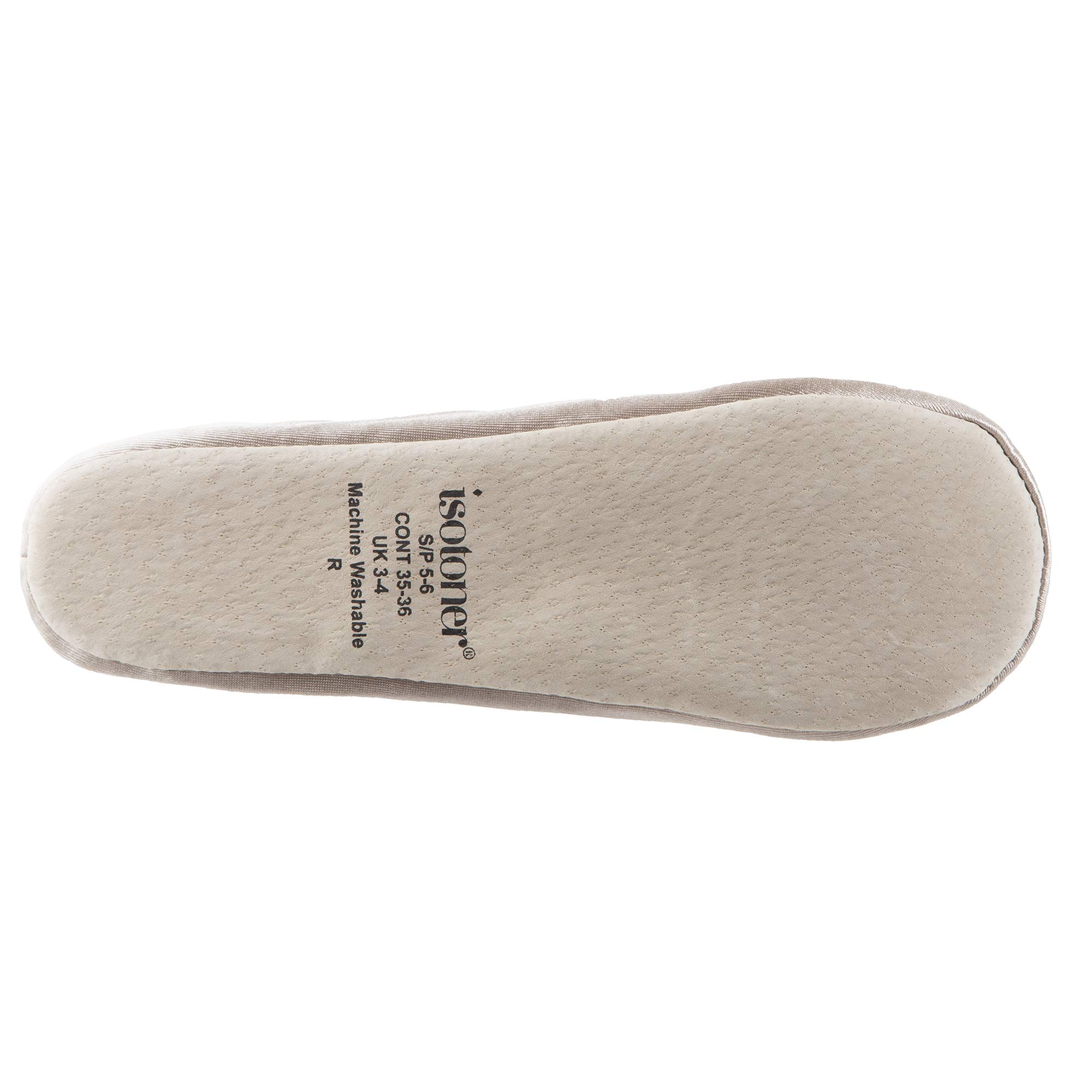 Foto 4 pulgar | Zapatos Satinados para Bailarinas Isotoner Sand Trap con Lazo Suave  - Venta Internacional