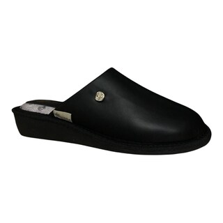 Foto 4 | Pantufla Piel Genuina Para Dama Color Nergro Stahl