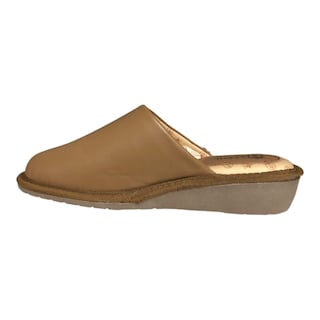 Foto 3 | Pantufla Piel Genuina Para Dama Color Miel Stahl