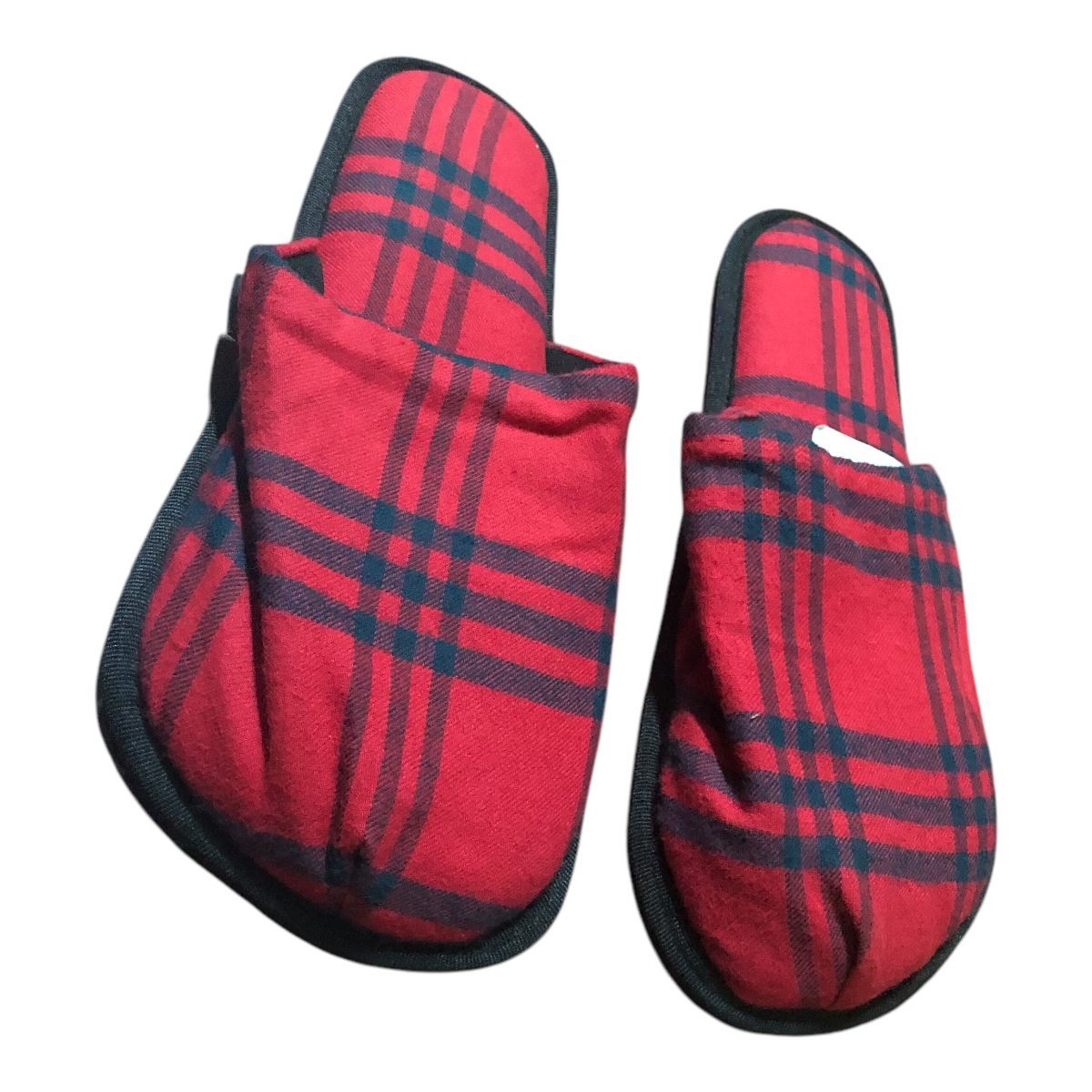 Foto 3 | Pantufla Para Caballero Rojo Lineas Twins