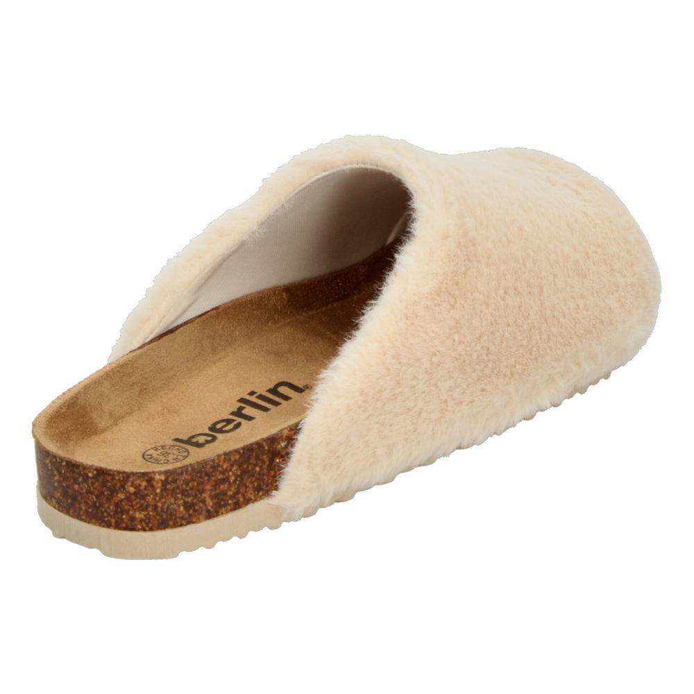 Foto 4 pulgar | Pantuflas Mujer Berlín Beige Casual Con Peluche Para Dama Beige