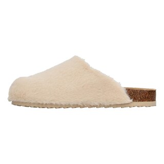 Foto 5 | Pantuflas Mujer Berlín Beige Casual Con Peluche Para Dama Beige