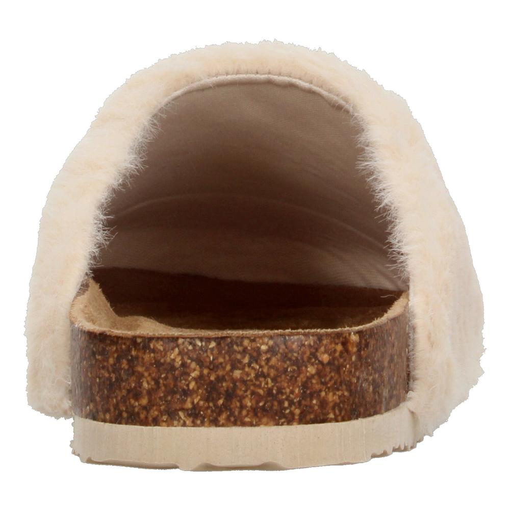 Foto 8 pulgar | Pantuflas Mujer Berlín Beige Casual Con Peluche Para Dama Beige