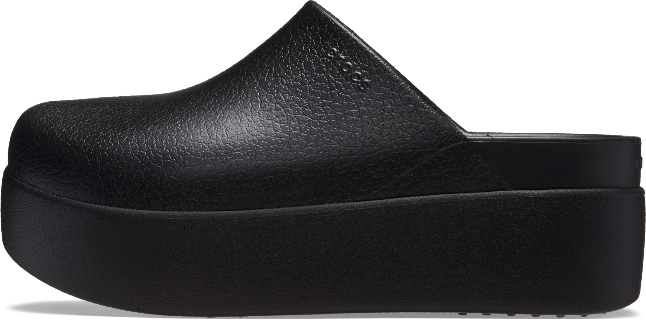 Zapatos Crocs Dylan, Modelo Mule, Plataforma, Para Mujer, Color Negro, Talla 6 De Ancho - Venta Internacional.