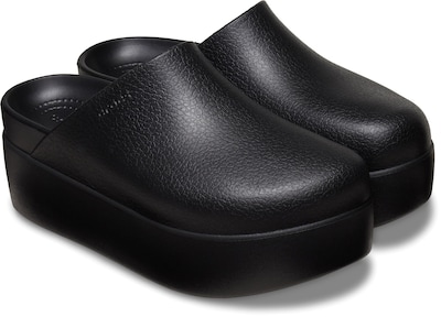 Foto 6 | Zapatos Crocs Dylan, Modelo Mule, Plataforma, Para Mujer, Color Negro, Talla 6 De Ancho - Venta Internacional.