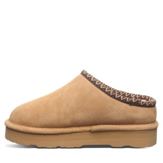 Foto 2 | Zapatillas Bearpaw Martis Mule Para Mujer, Color Café Helado, Talla 12 - Venta Internacional.