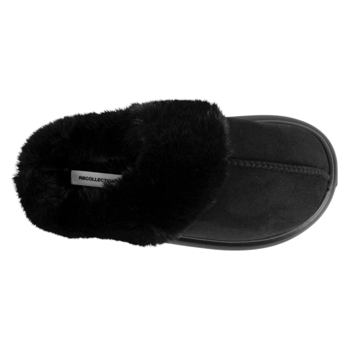 Foto 4 pulgar | Pantuflas Exterior Textil Color Negro Para Mujer De Rbbasics