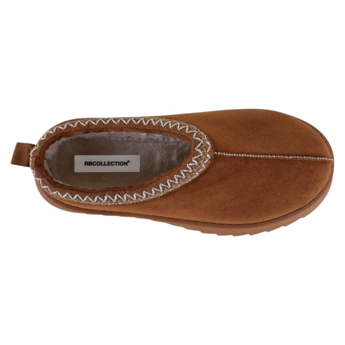 Foto 4 pulgar | Pantuflas Exterior Gamuza Color Café Para Mujer De Rbbasics