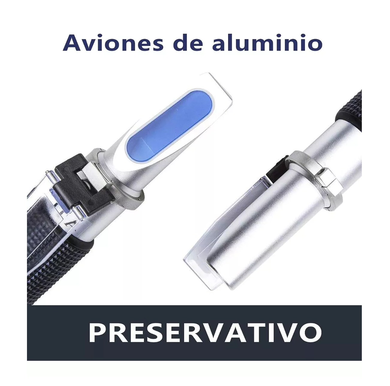 Foto 2 | Refractómetro Grados Brix 0-40% y 0-25 % Vol de Alcohol Negro