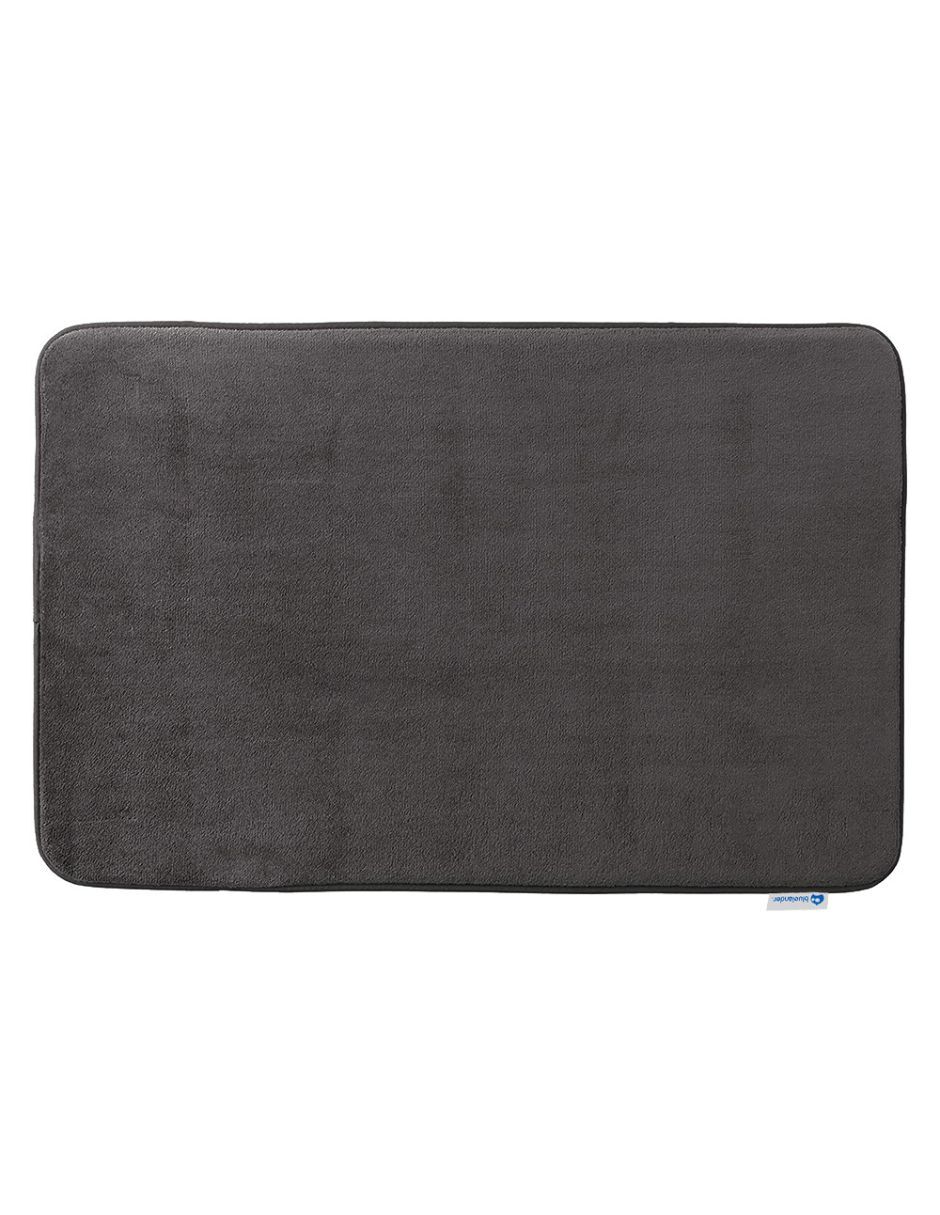 Foto 2 pulgar | Tapete de Baño Antiderrapante Bluelander Memory Foam color Gris Oscuro Antideslizante de Terciopelo Super Absorbent