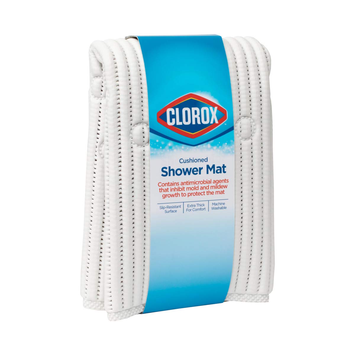 Foto 2 pulgar | Venta Internacional - Alfombrilla de Ducha Duck Clorox Acolchada Antideslizante 21 x 21 cm Blanco