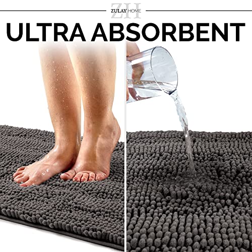 Foto 6 pulgar | Alfombra de Baño Zulay Home Absorbente Shaggy - Venta Internacional