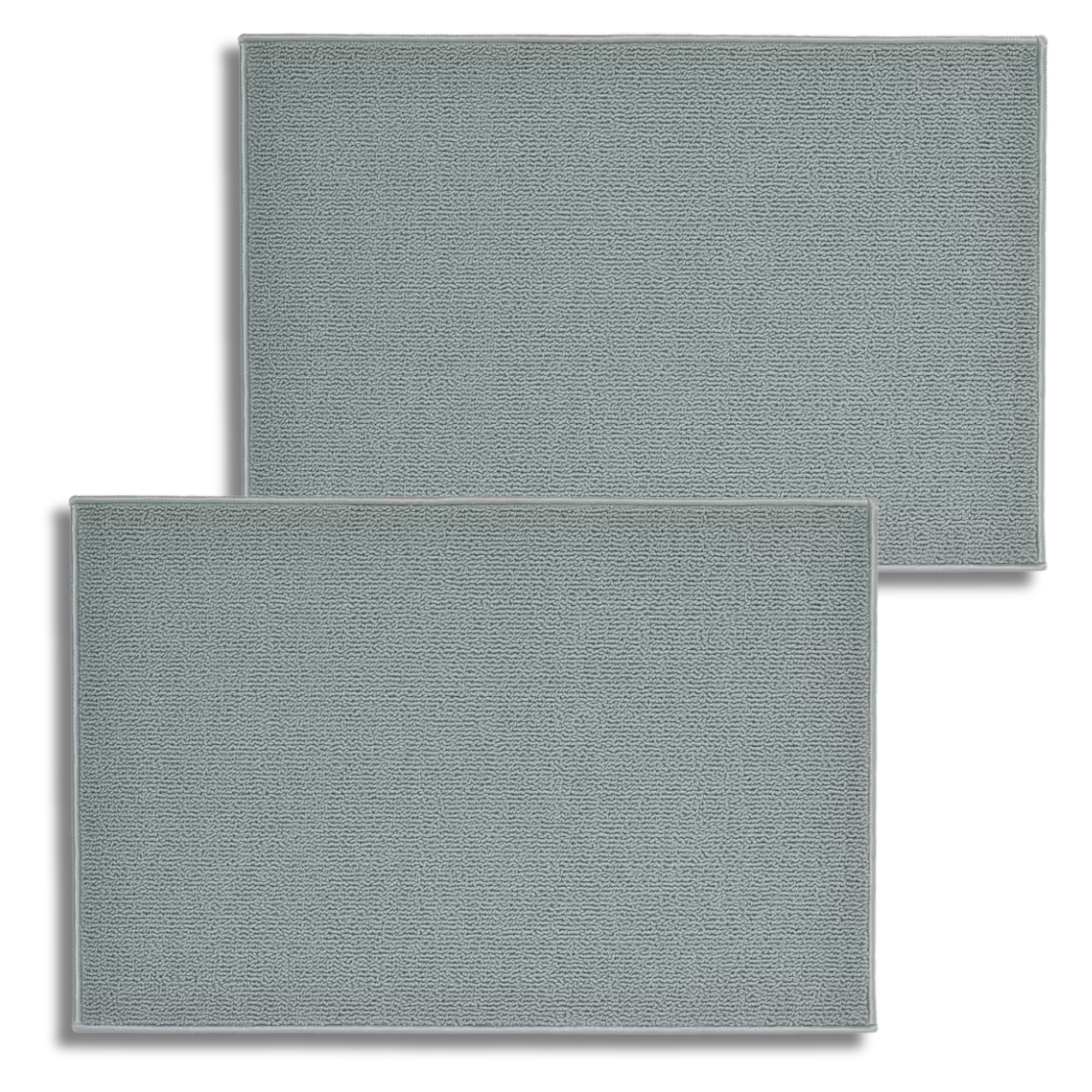 Tapete De Baño 40x60cm Gris Alta Calidad Bániou - Suavidad Y Estilo En Tu Hogar 2pzs $349