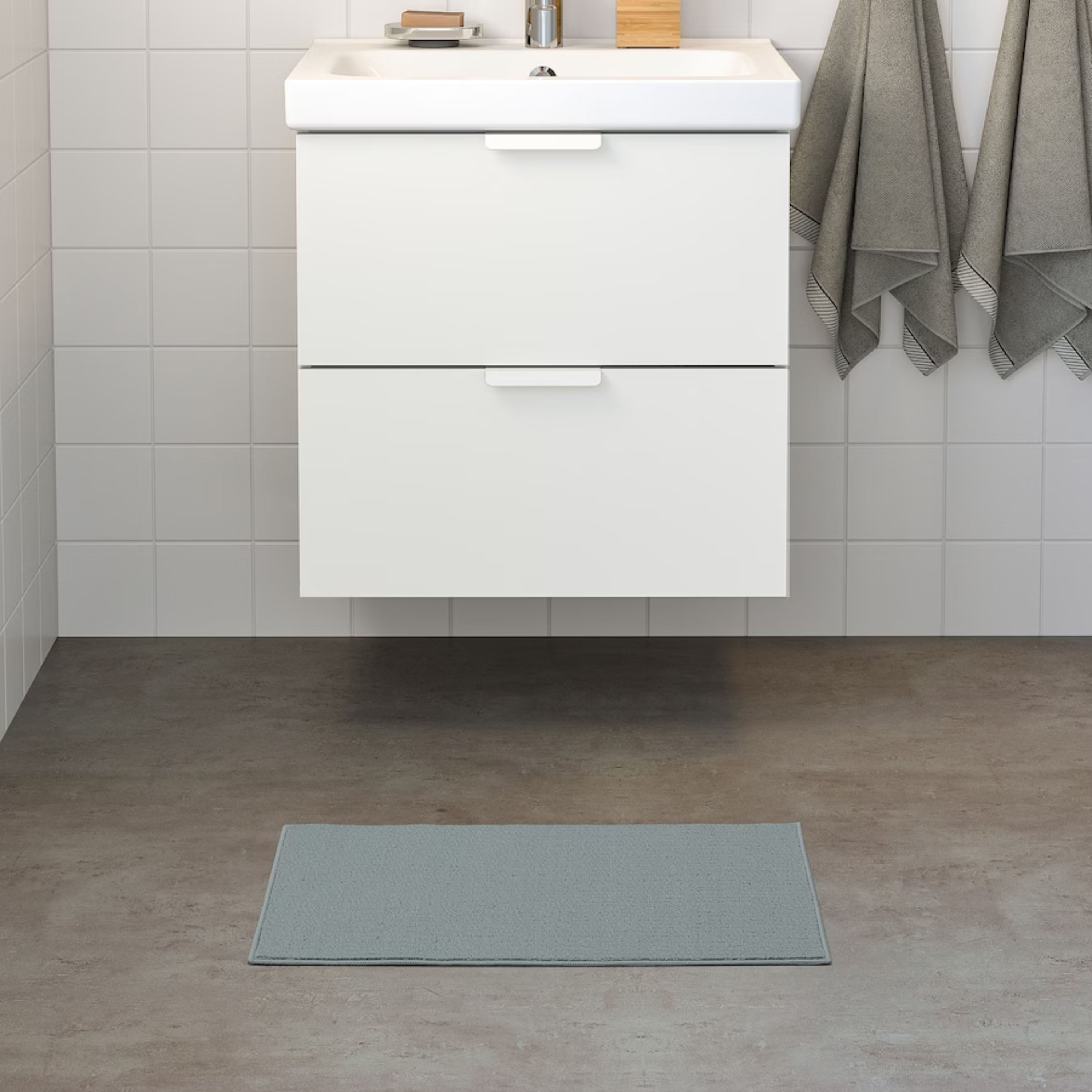 Foto 4 pulgar | Tapete De Baño 40x60cm Gris Alta Calidad Bániou - Suavidad Y Estilo En Tu Hogar 2pzs