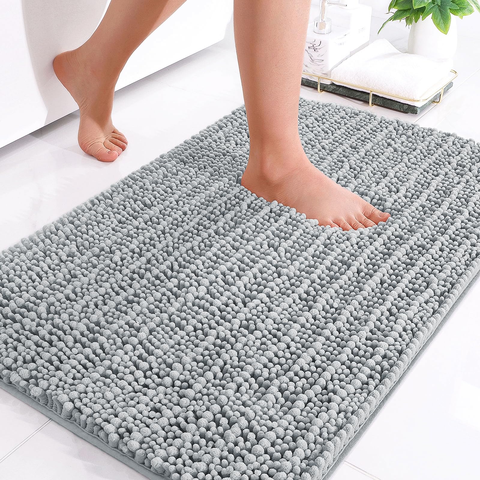 Foto 2 pulgar | Alfombra de Baño Arotive Luxury Chenille Extrasuave 60 X 40 cm - Venta Internacional