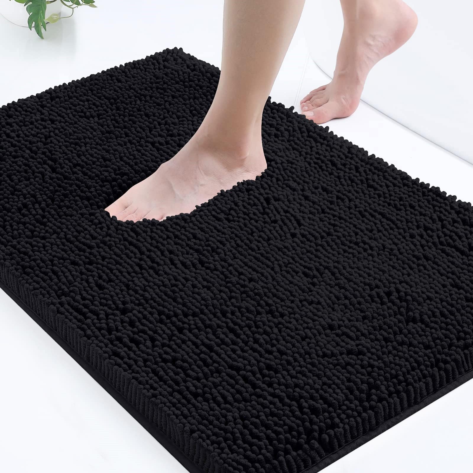 Alfombra de Baño Smiry Luxury Chenille Extrasuave Absorbente 60 X 40 cm - Venta Internacional $481