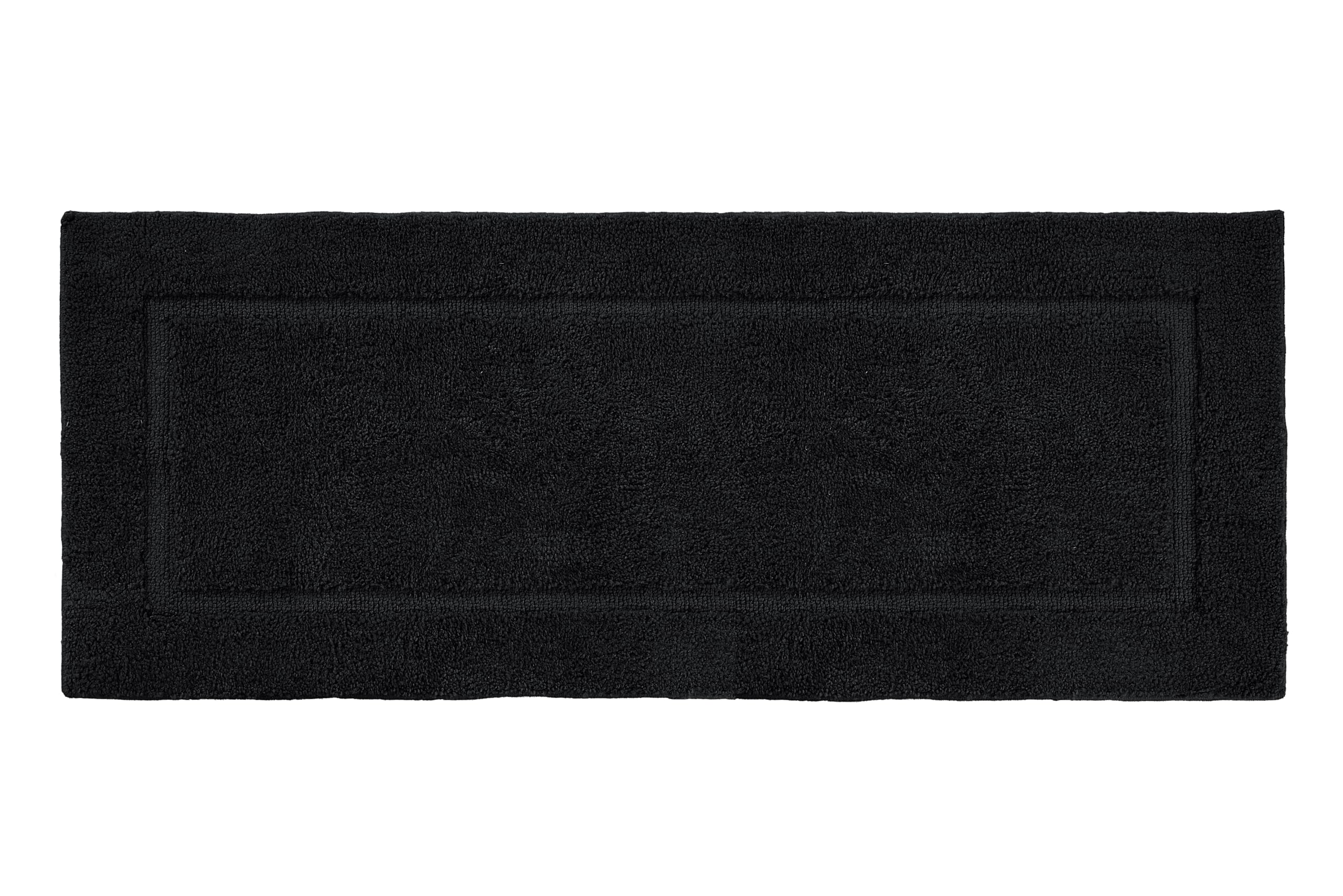 Foto 2 pulgar | Juego de Alfombras de Baño Lane Linen Microfibra Absorbente color Negro 60 x 150 cm - Venta Internacional