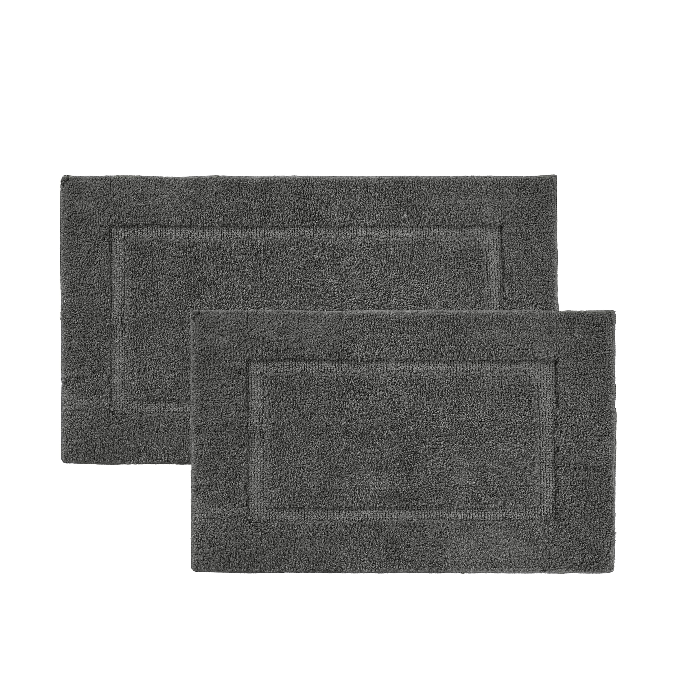 Juego de Alfombras de Baño Lane Linen Grises 2 Piezas - Venta Internacional