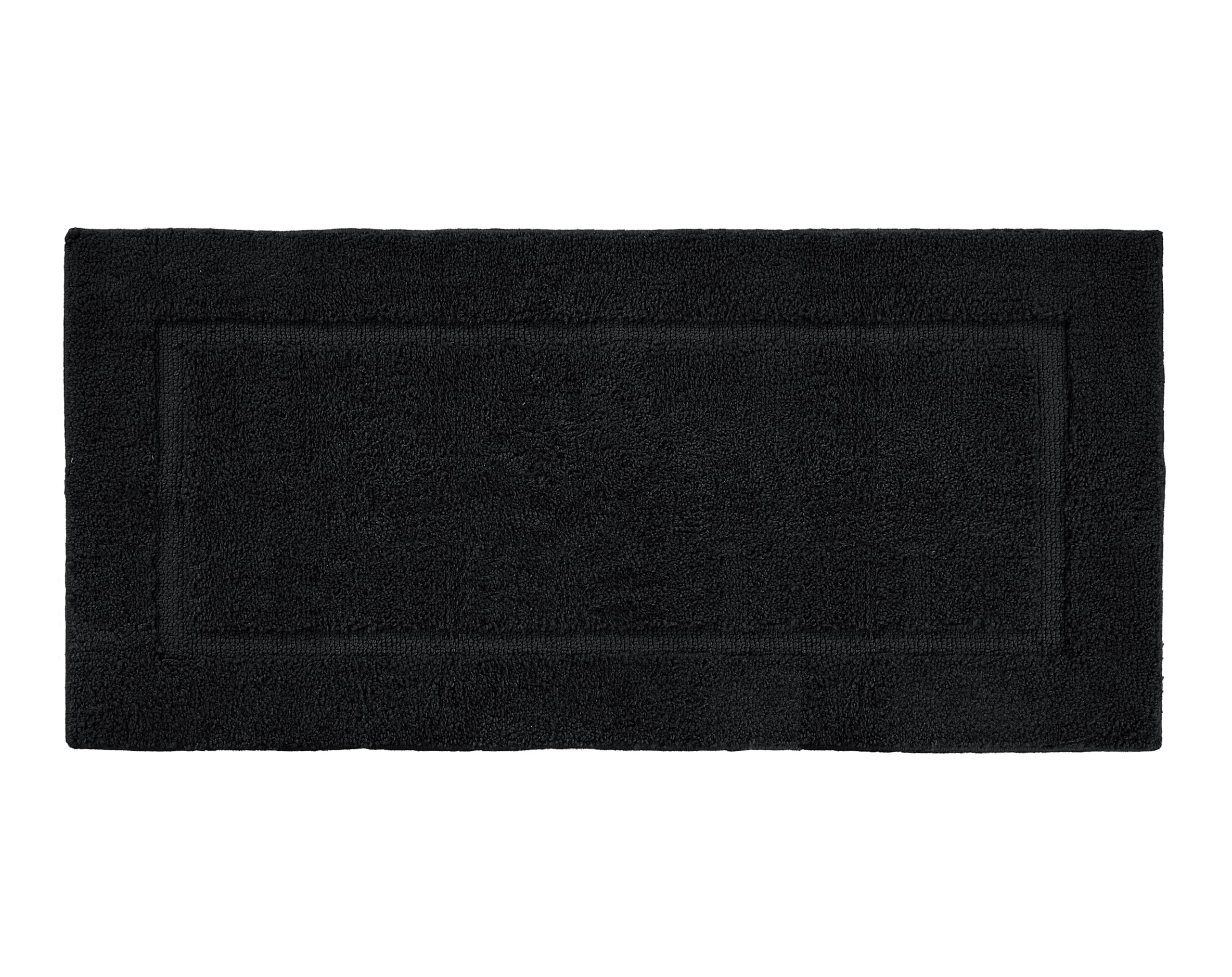 Foto 1 | Alfombra de Baño Lane Linen 60 x 120 cm Negro Absorbente - Venta Internacional