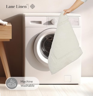 Foto 7 | Tapete de Baño Lane Linen Blanco 2 Piezas-Venta Internacional