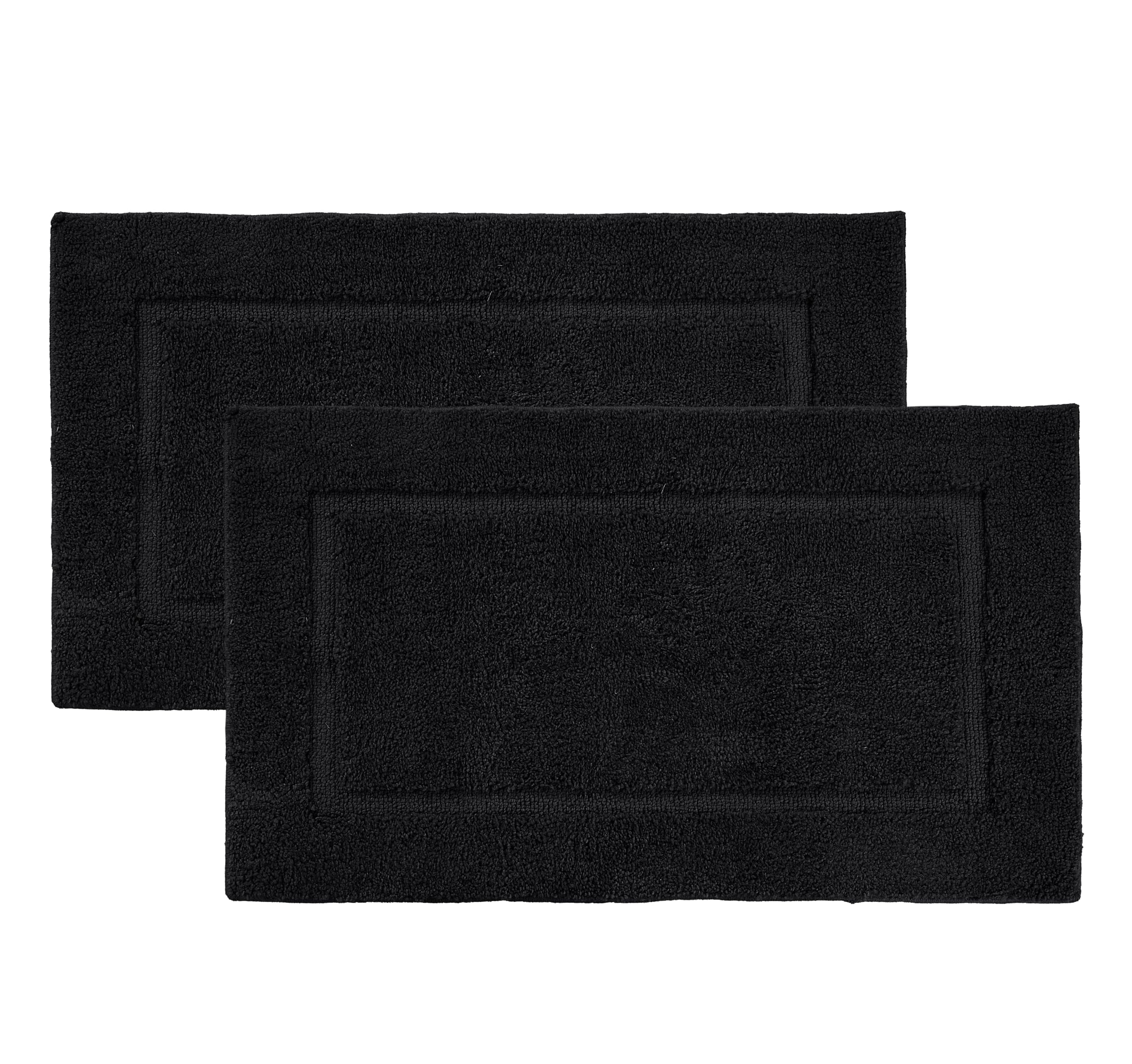 Foto 2 pulgar | Tapete de Baño Lane Linen Negro 2 Piezas-Venta Internacional