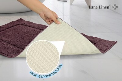 Foto 4 | Juego de Alfombras de Baño Lane Linen Suaves y Absorbentes - Venta Internacional