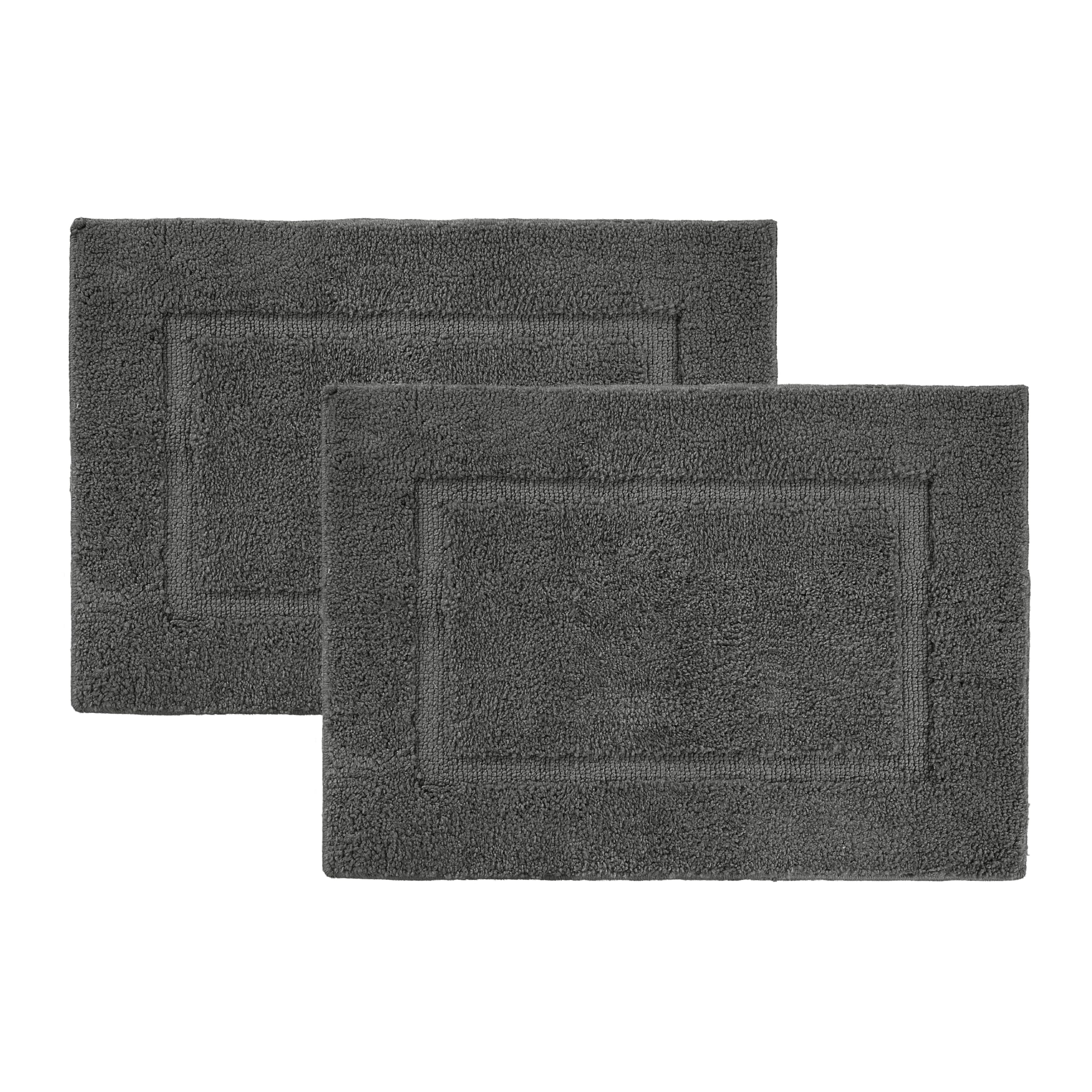 Juego de Alfombras de Baño Lane Linen Grises 2 Piezas - Venta Internacional