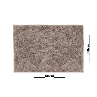Foto 2 | Tapete Shaggy 40cm X 60cm Caqui