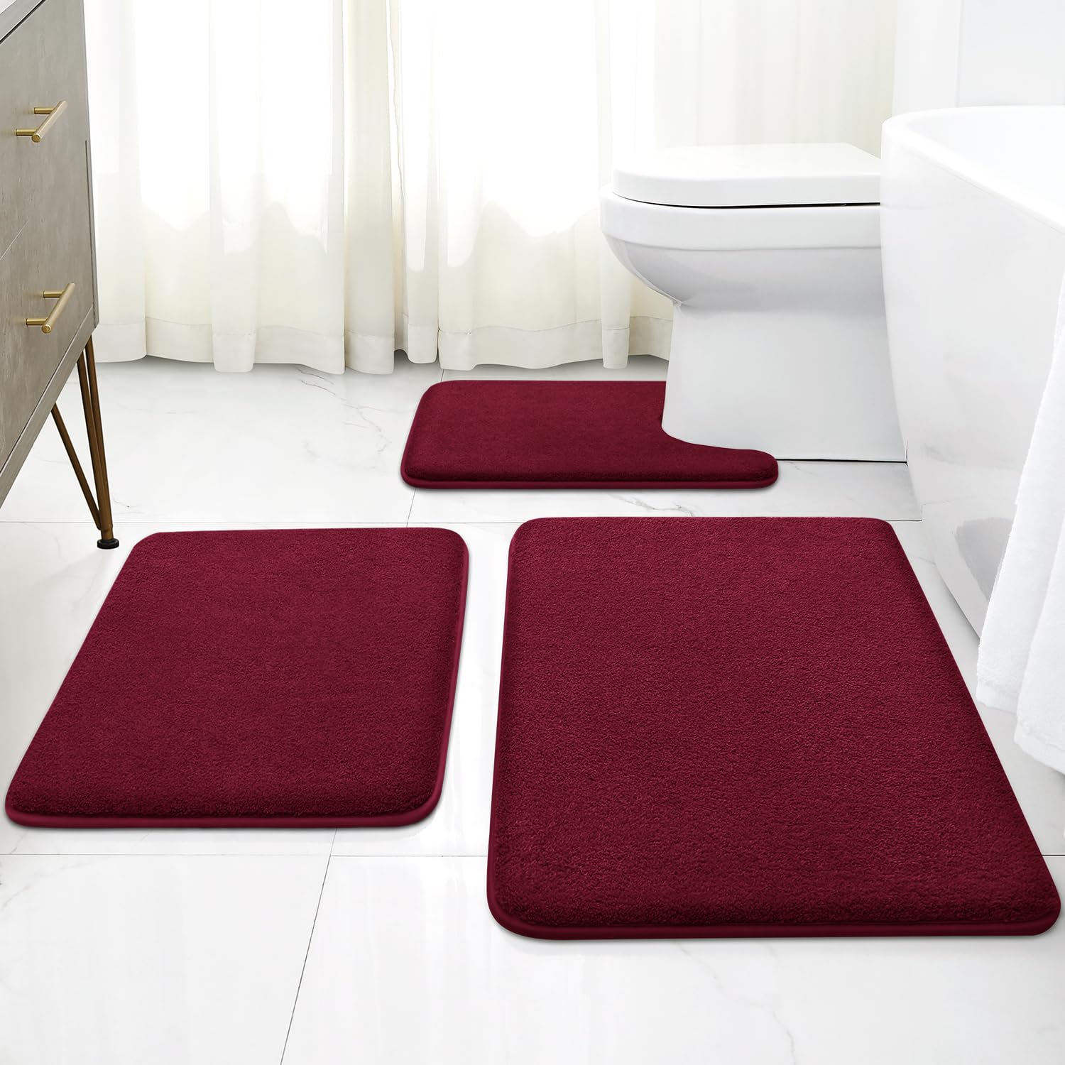 Tapetes de Baño Homeideas 3 Piezas-Venta Internacional