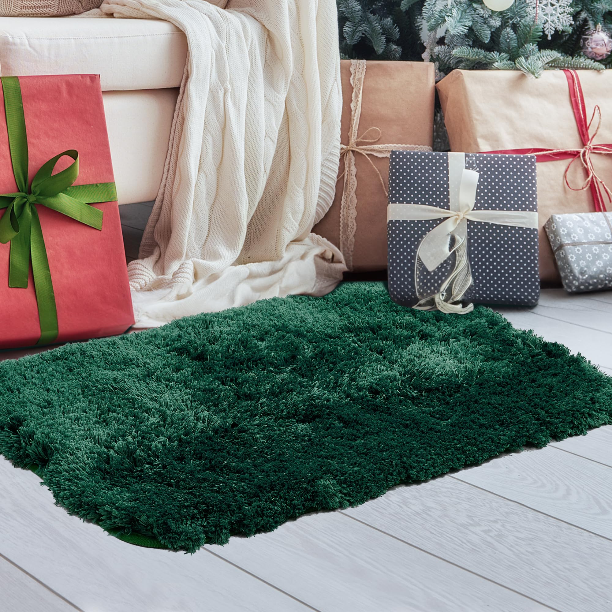 Foto 1 | Tapete de Baño Deconovo Superabsorbente Verde - Venta Internacional