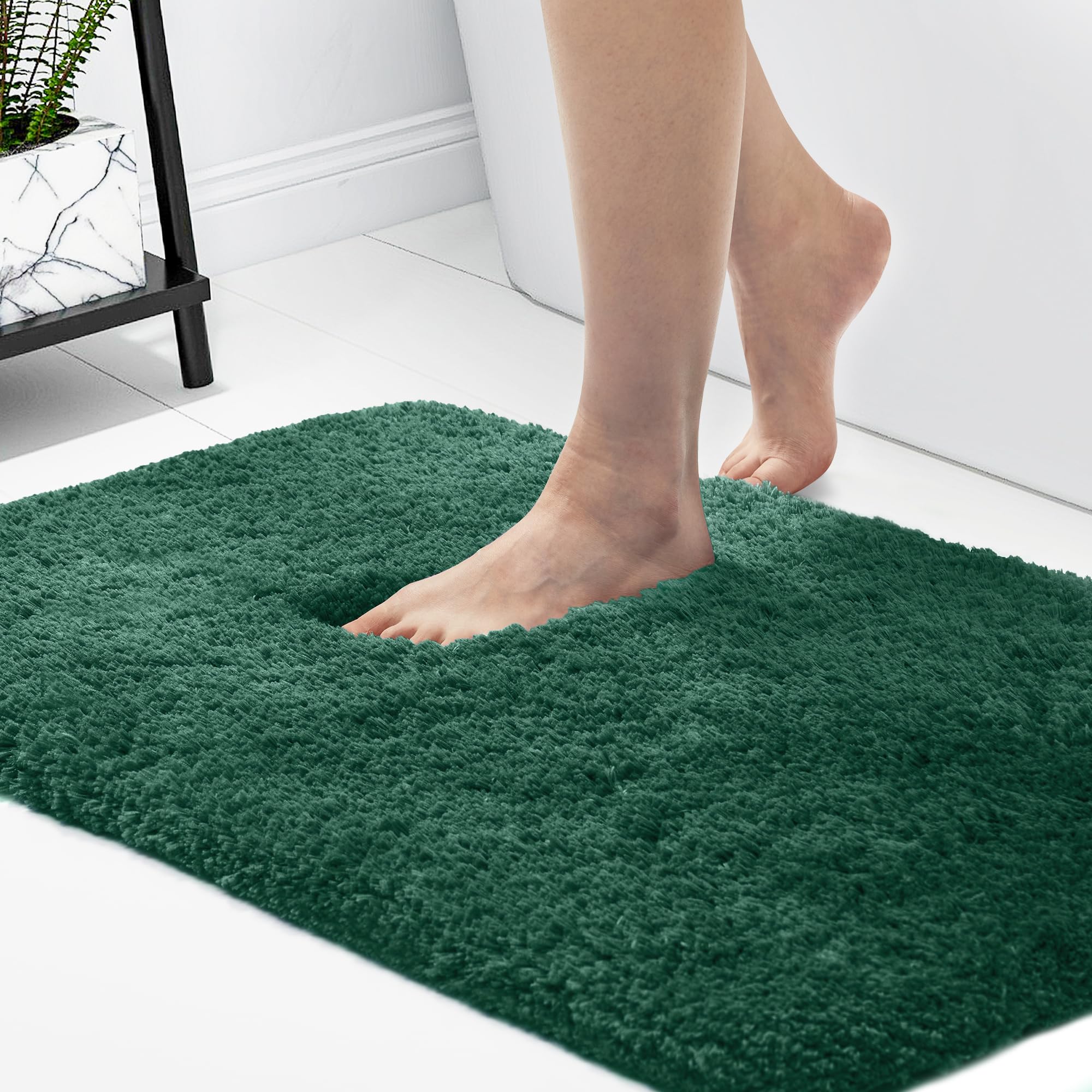 Foto 4 pulgar | Tapete de Baño Deconovo Superabsorbente Verde - Venta Internacional