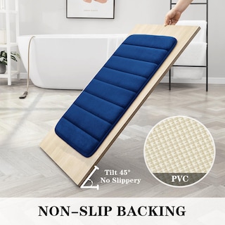 Foto 3 | Tapetes de Baño Bysure Azul 3 Piezas-Venta Internacional