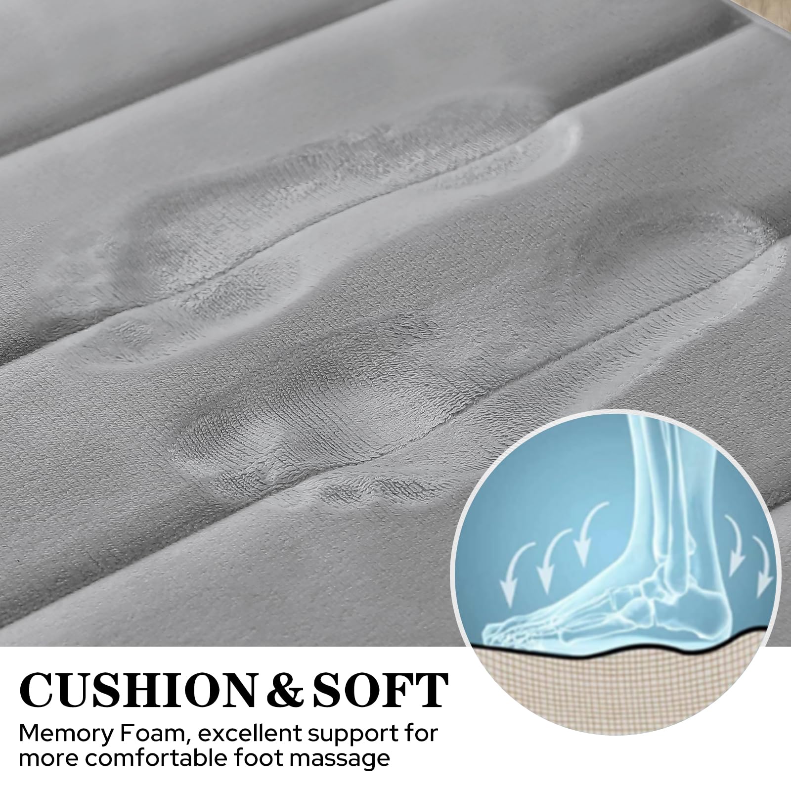 Foto 3 pulgar | Tapetes de Baño Bysure Gris 3 Piezas-Venta Internacional