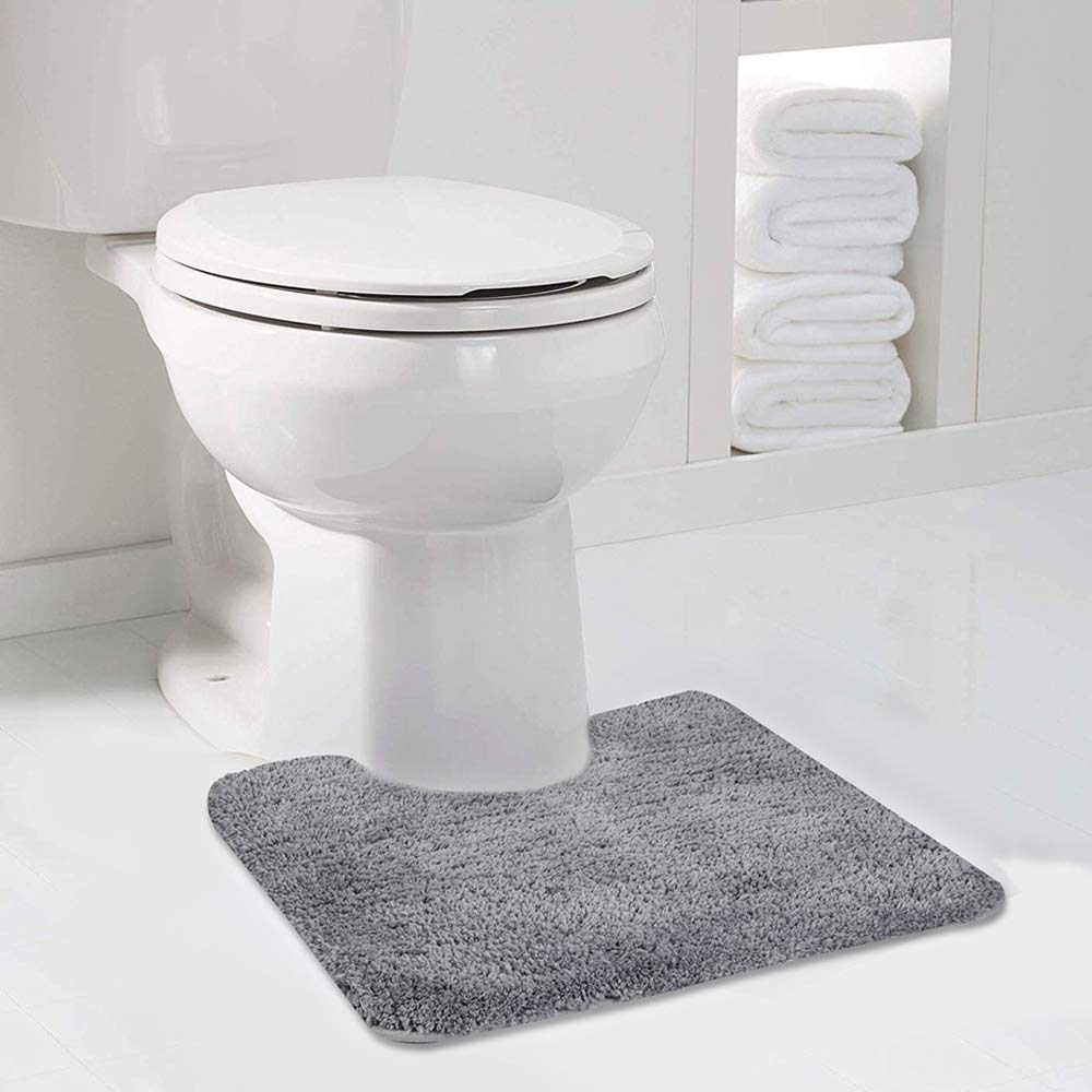 Foto 2 pulgar | Alfombra de Baño Walensee Gris Contour Antideslizante 50 x 60 cm - Venta Internacional