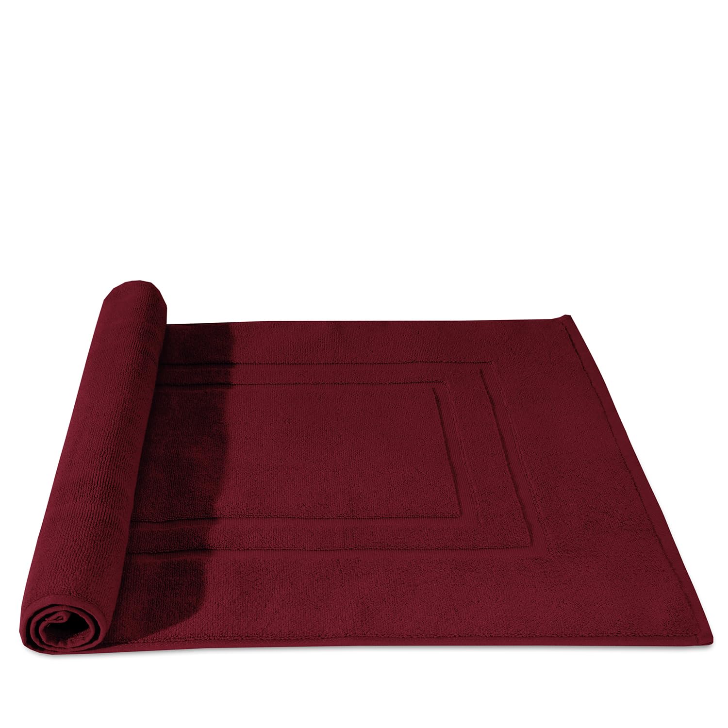 Foto 2 | Alfombrillas Feather & Stitch Algodón 2 Piezas Rojas - Venta Internacional