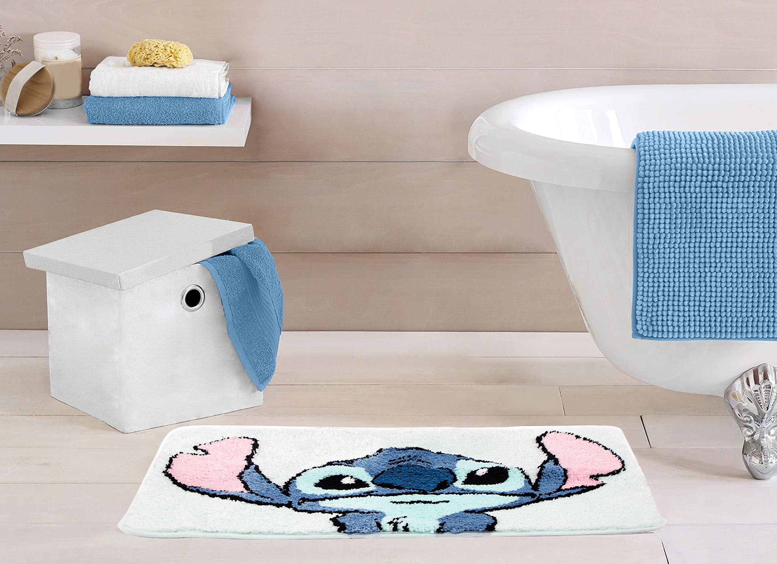 Foto 8 pulgar | Tapete de Baño Jay Franco Disney Lilo & Stitch Floral Fun Kids 20 x 30 Pulgadas - Venta Internacional