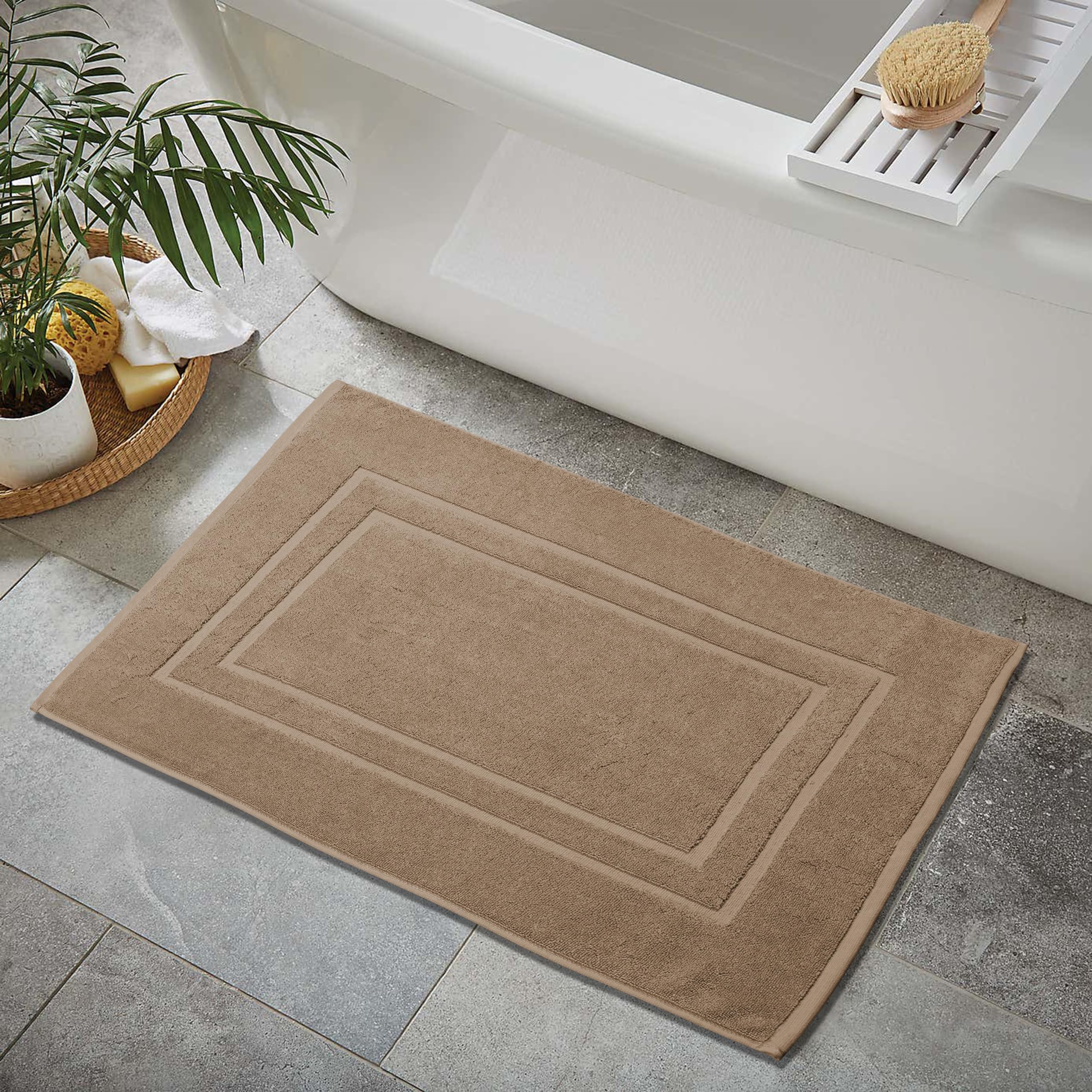 Alfombrilla de Baño Feather & Stitch 2 Piezas- Venta Internacional