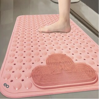 Foto 2 | Tapete Con Ventosas Antiderrapente, De Baño, Para Regadera Eo Safe Imports Esi-18852 Rosa