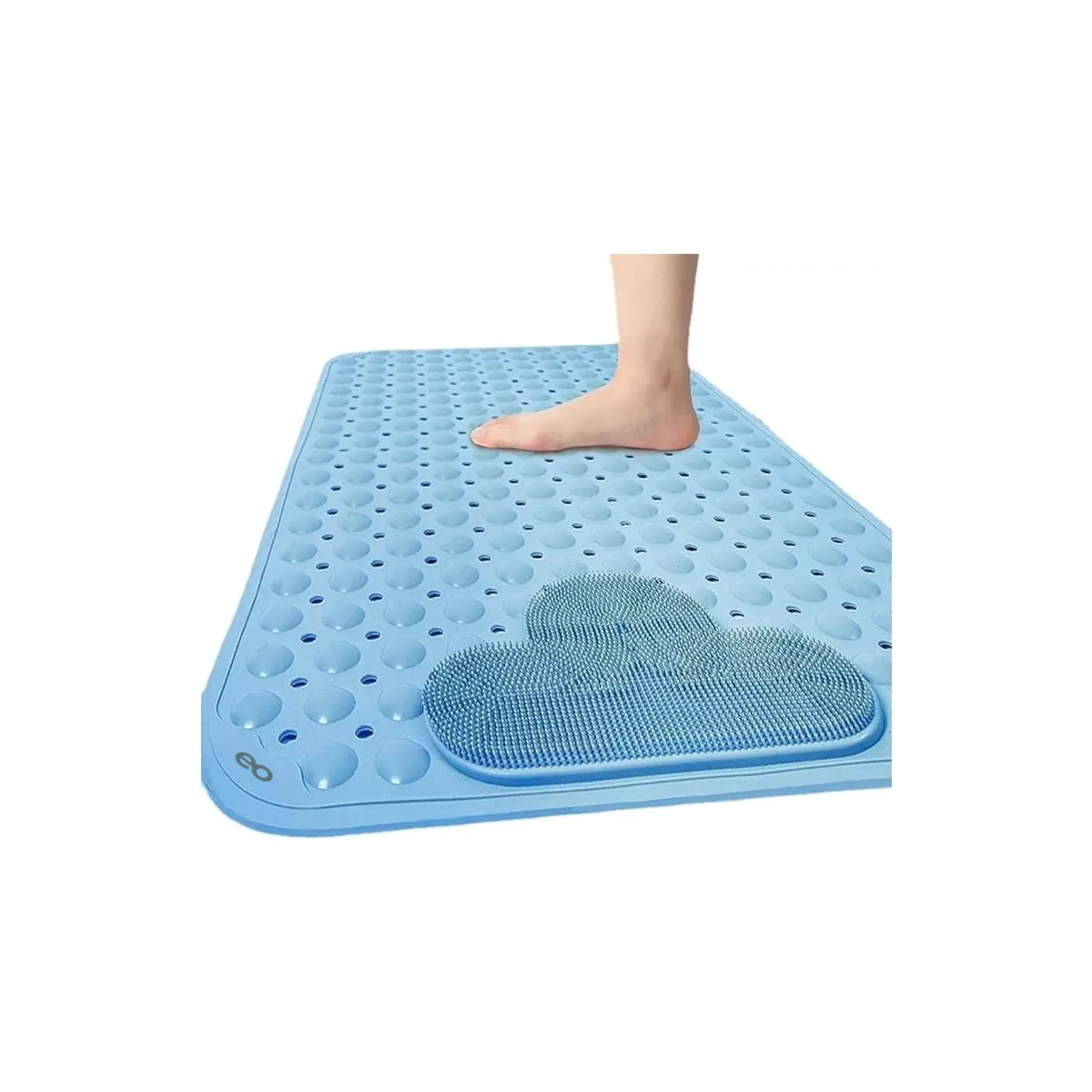 Foto 2 pulgar | Tapete De Baño Antiderrapante Para Regadera Con Ventosas Eo Safe Imports Esi-18850 Azul
