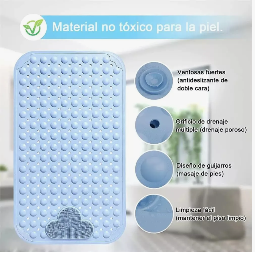 Foto 4 pulgar | Tapete para Baño Antiderrapante