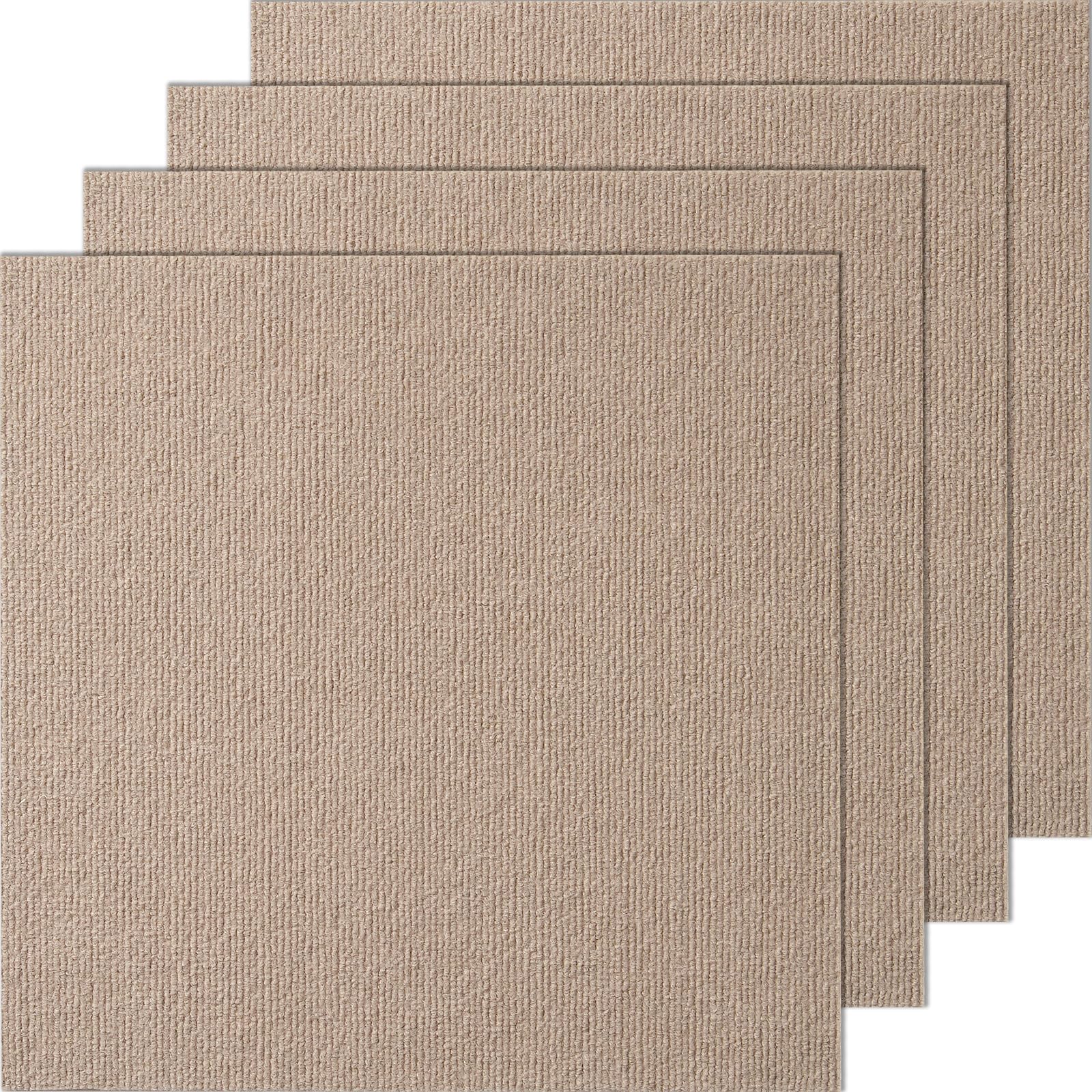 Foto 2 pulgar | Alfombra Vevor Peel And Stick, 45 X 45 Cm, Color Marrón Claro, 2,09 M² - Venta Internacional.