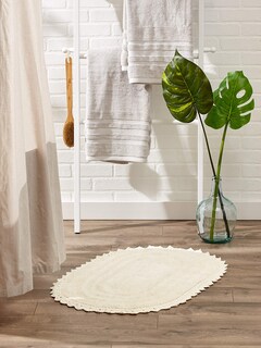 Foto 6 | Alfombra De Baño Dii Crochet Collection, Reversible, Ovalada, 21 X 34 Cm - Venta Internacional.