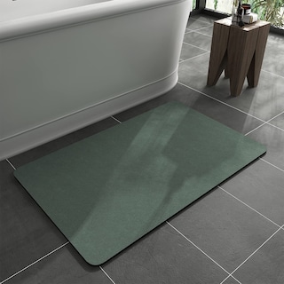 Foto 1 | Alfombra de Baño Montvoo Antideslizante Secado Rápido Verde - Venta Internacional