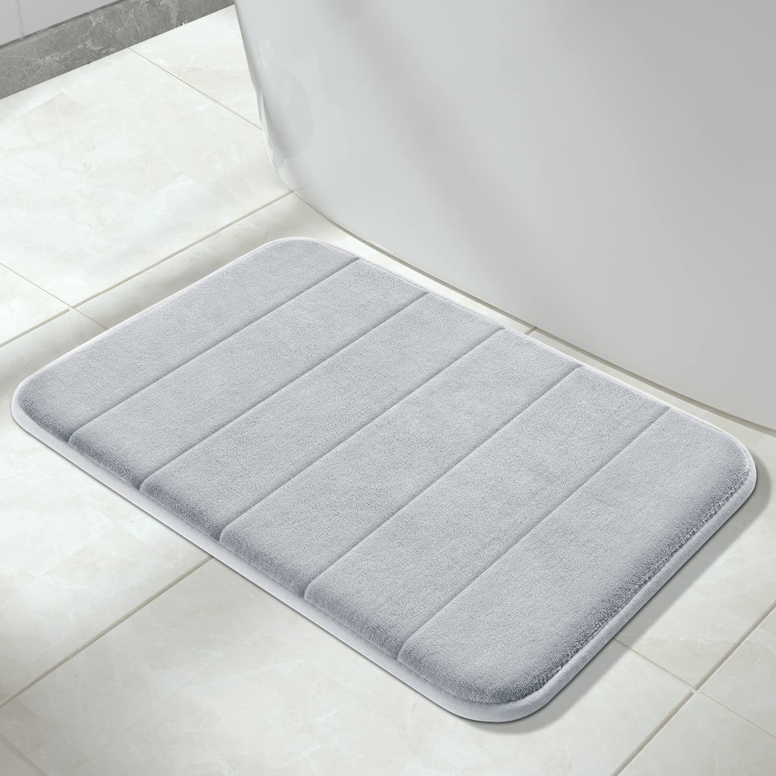 Foto 1 | Tapete de Baño Yimobra Plateado - Venta Internacional