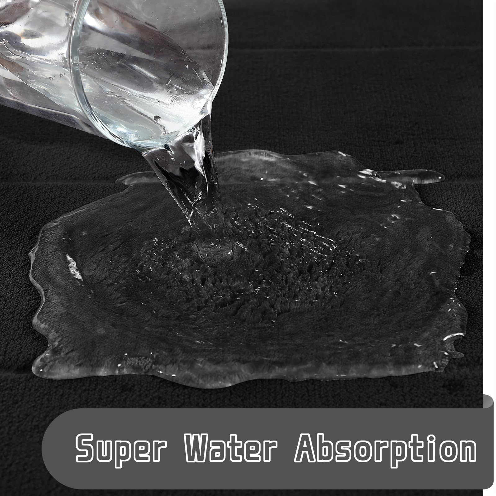 Foto 5 pulgar | Tapete para Baño Yimobra Negro 2 Piezas - Venta Internacional
